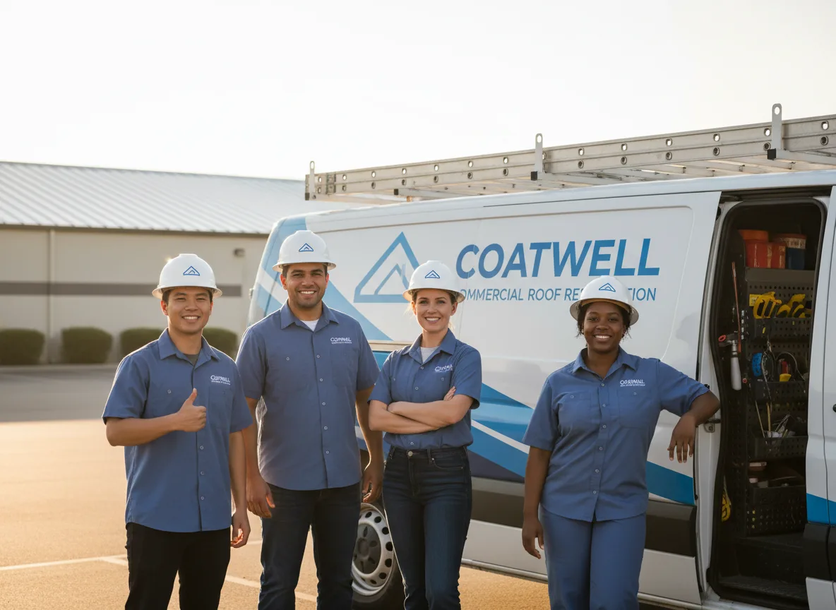 Commercial roof coating company in Leota, MN